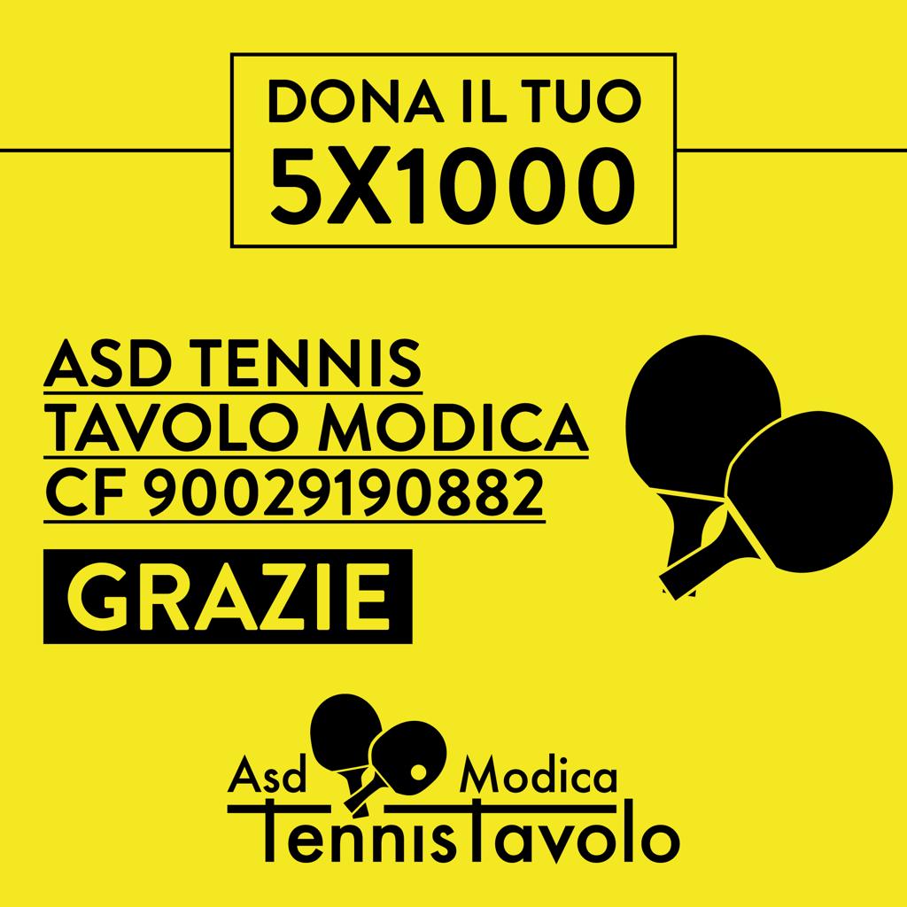 Per donare il 5x1000 alla ASD TTModica