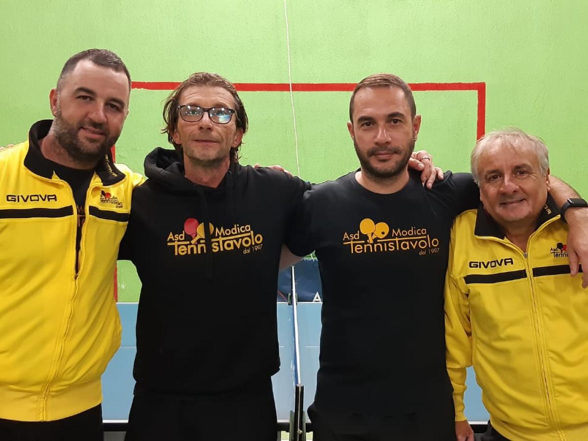 Catania, Durante, Giurdnella, Giunta: la squadra TTModica di Serie D1