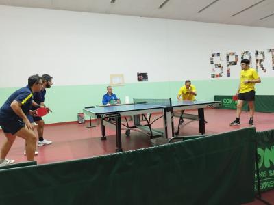 Una fase della semifinale tra la TTModica e l'ASD Circolo Etneo di Pedara