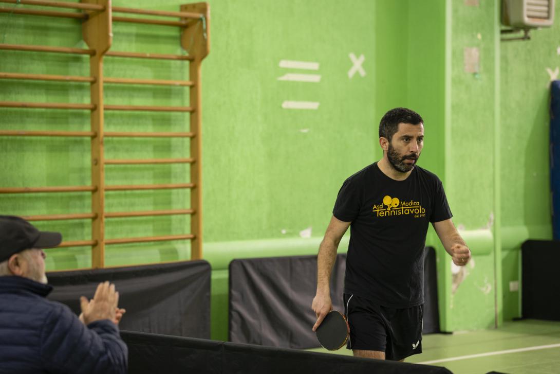 Cristian Modica, presidente TT Modica e atleta della TT don Alibrandi in azione